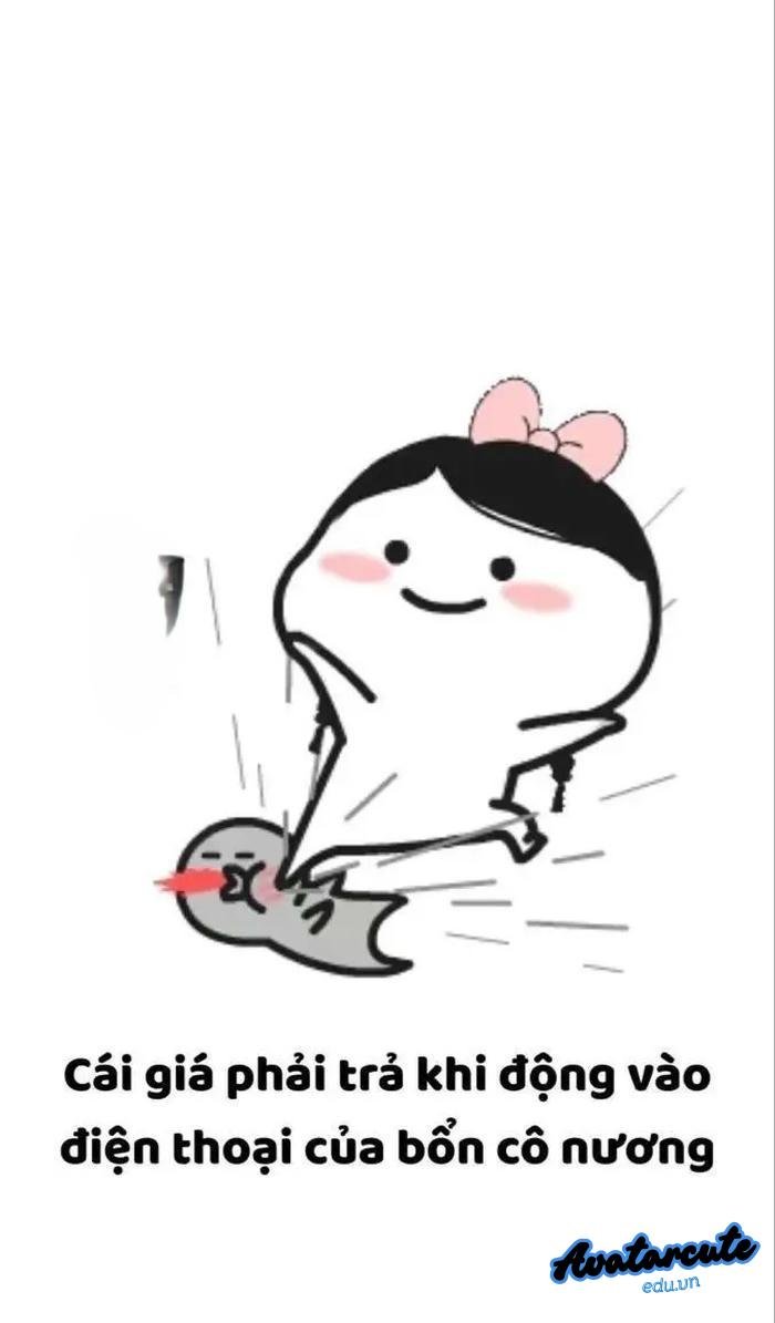 hình nền bỏ điện thoại tao xuống hài hước