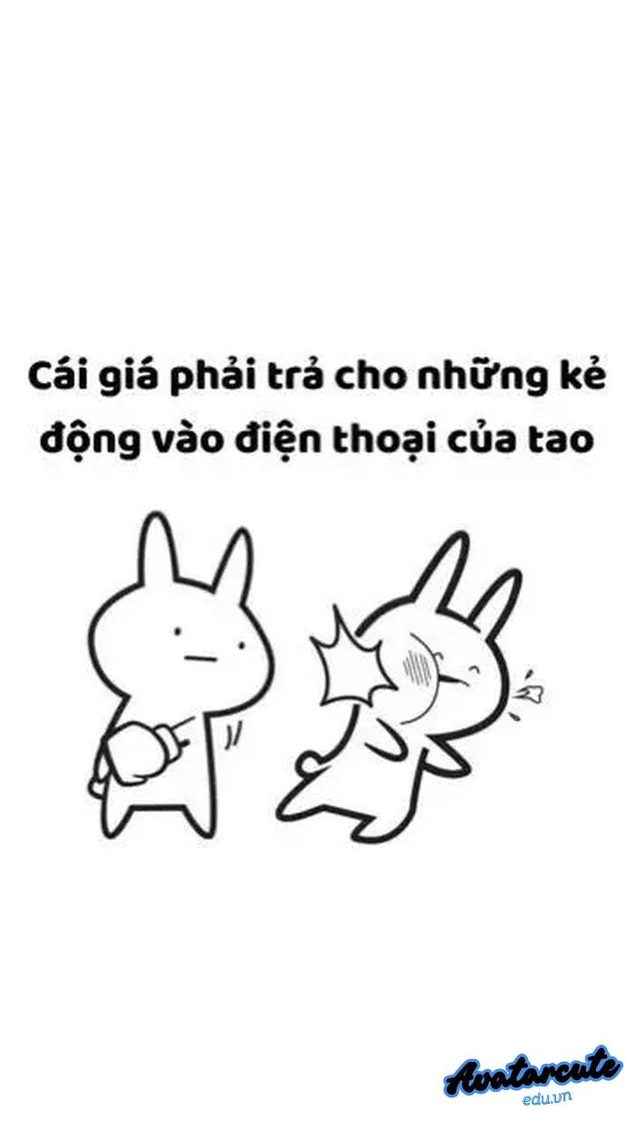 hình nền bỏ điện thoại tao xuống hay ho