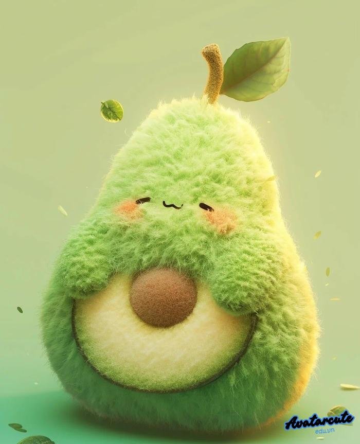 hình nền bơ xanh mát nét