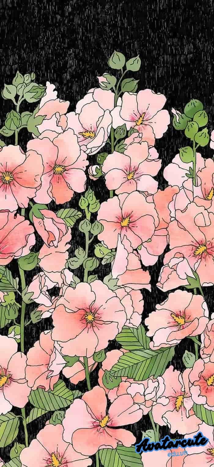 hình nền bông hoa siêu nét 4k