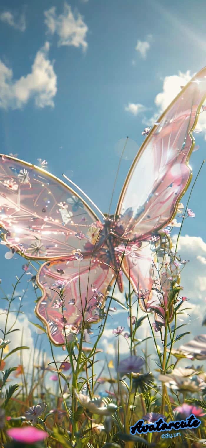 hình nền cánh bướm rực rỡ full hd