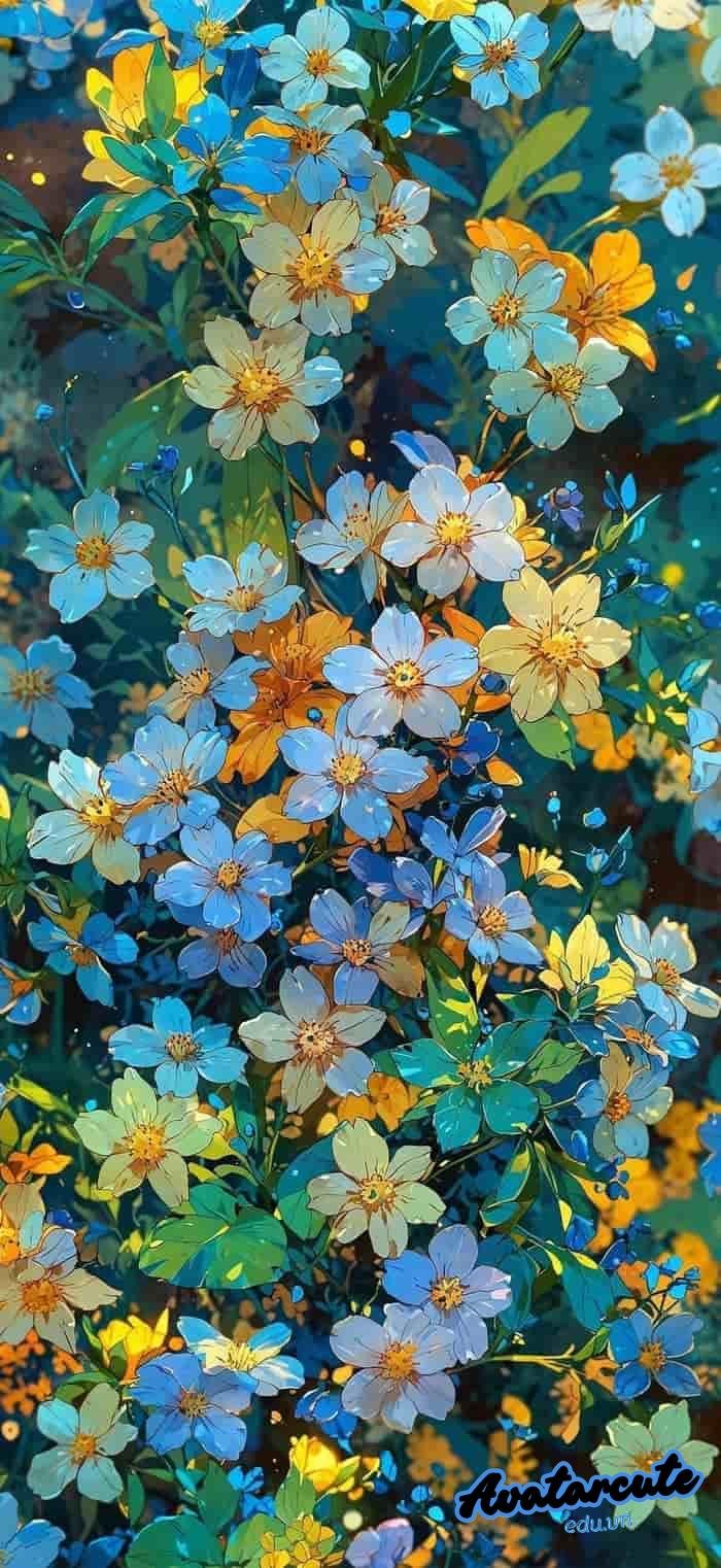 hình nền cánh hoa rực rỡ full hd