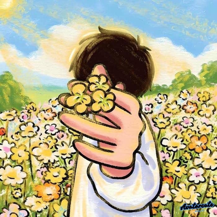 hình nền cặp đôi nghệ thuật nét