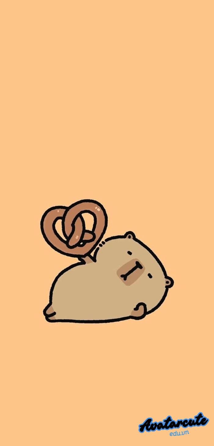 hình nền capybara cho máy tính 4k