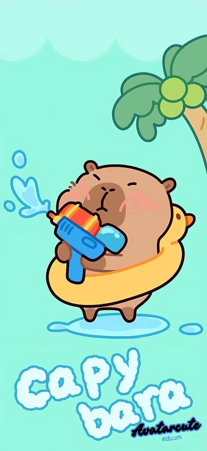 hình nền capybara đẹp nét