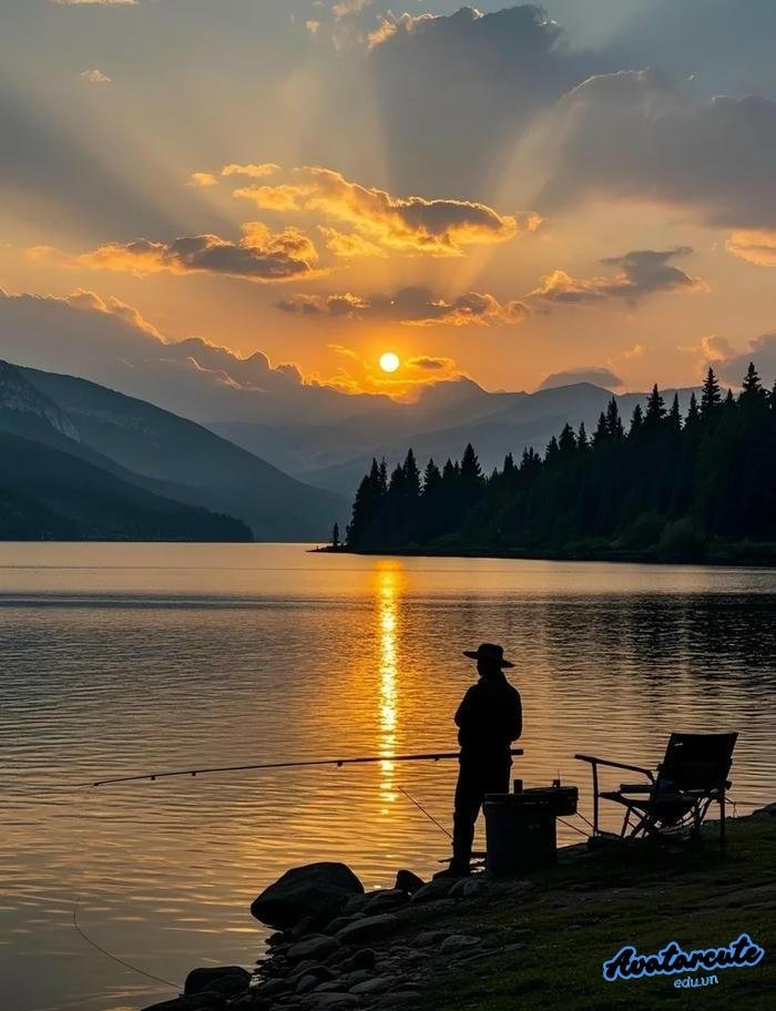 hình nền câu cá cực nét 4k