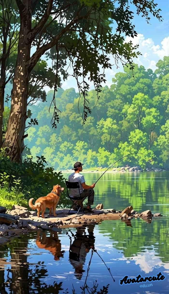 hình nền câu cá đẹp nhất 4k