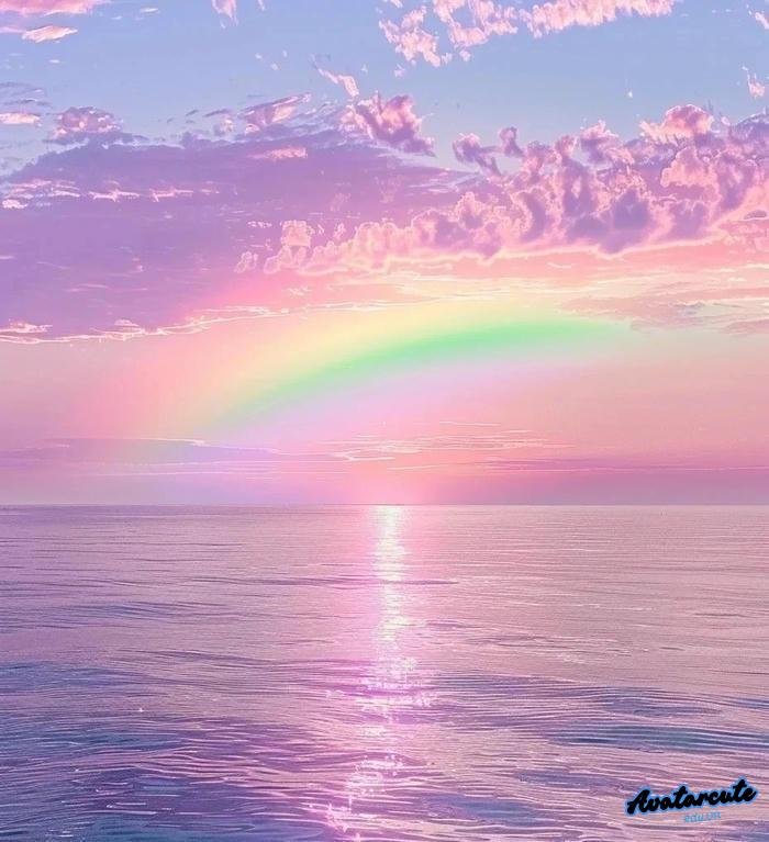 hình nền cầu vồng cực nét full hd