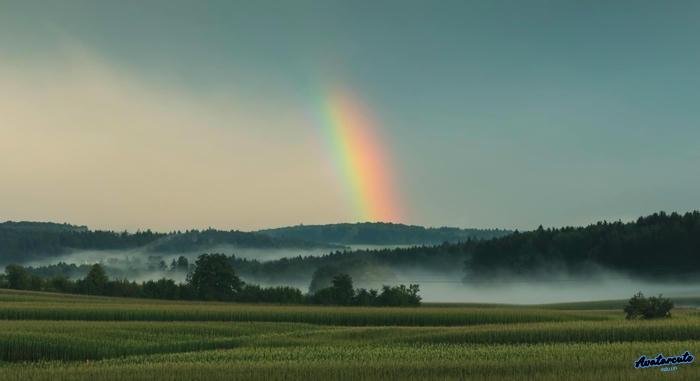 hình nền cầu vồng cực nét hd