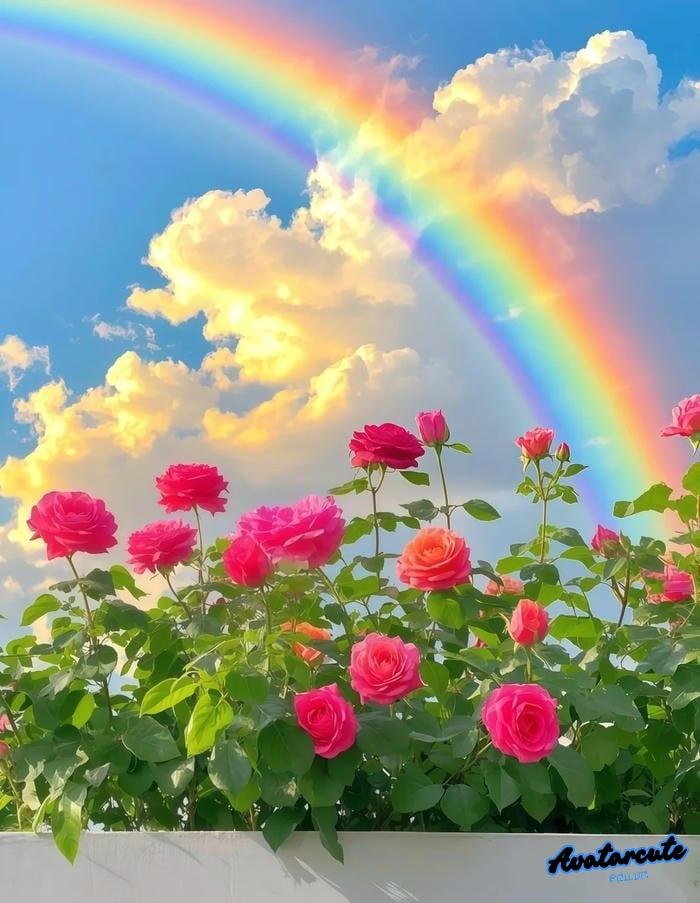 hình nền cầu vồng đẹp full hd