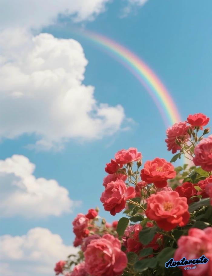 hình nền cầu vồng đẹp nhất 4k