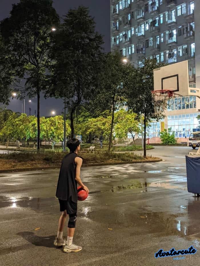 hình nền khoảnh khắc bóng rổ 4k