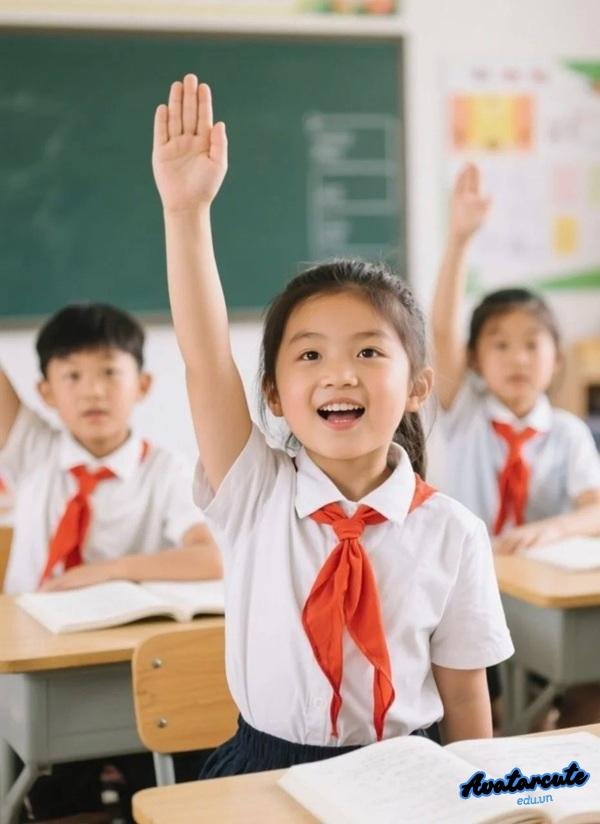 học sinh dơ tay