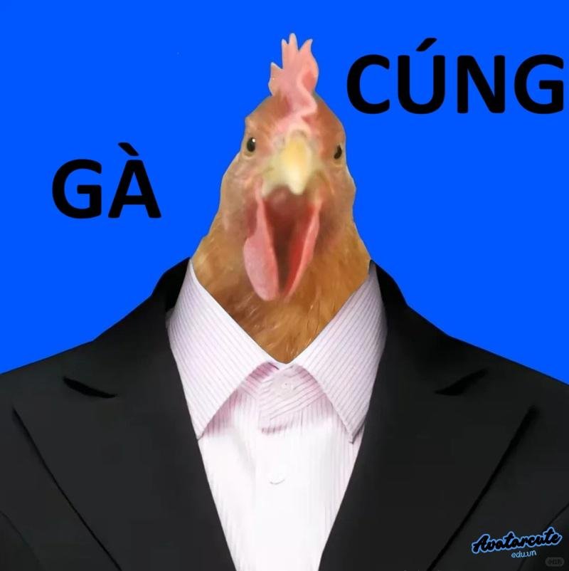 meme gà cúng
