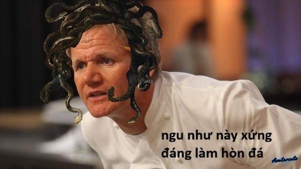 meme gordon ramsay cười sấp mặt