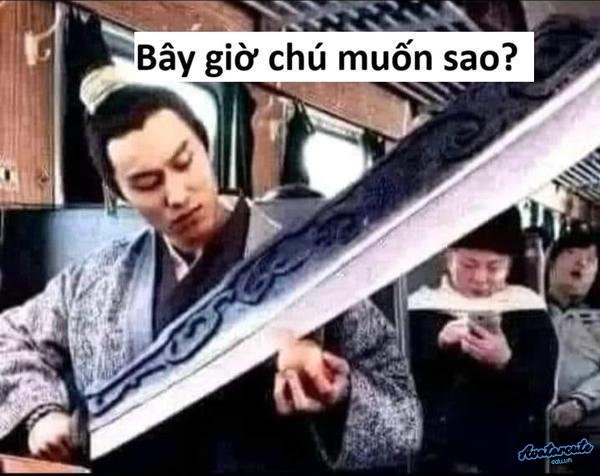 meme hảo hán cầm đao
