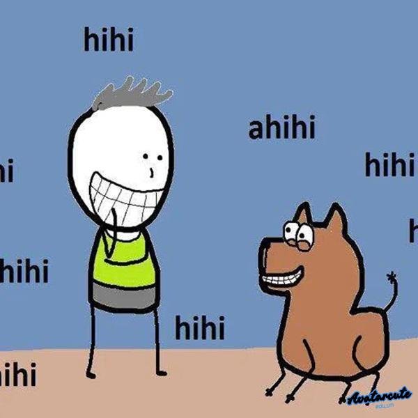 meme hihi hoạt hình