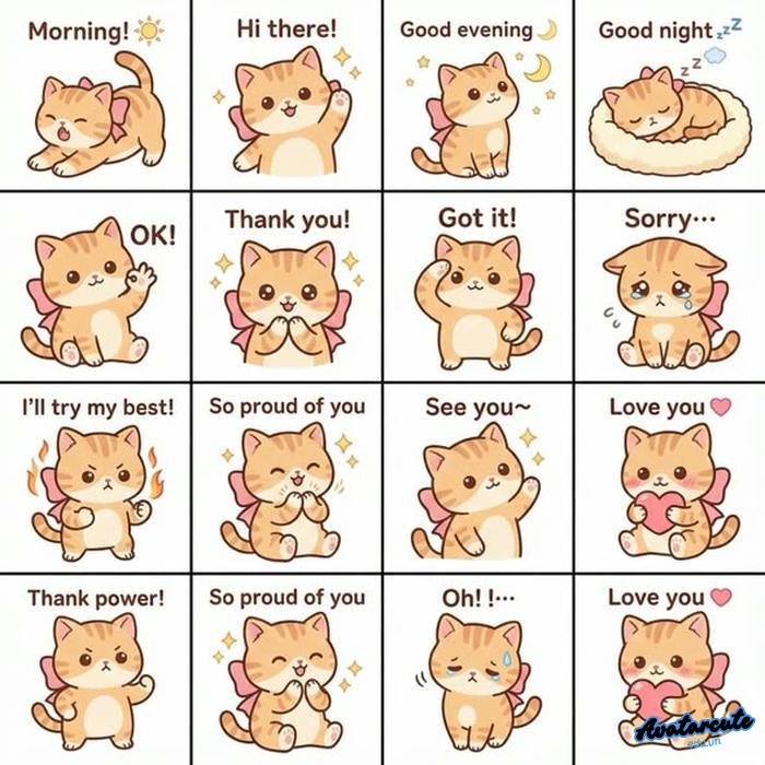 meme hoạt hình cat