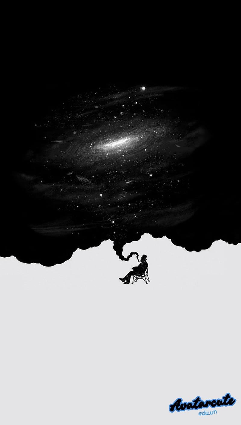 Ảnh hình nền đen trắng sắc nét