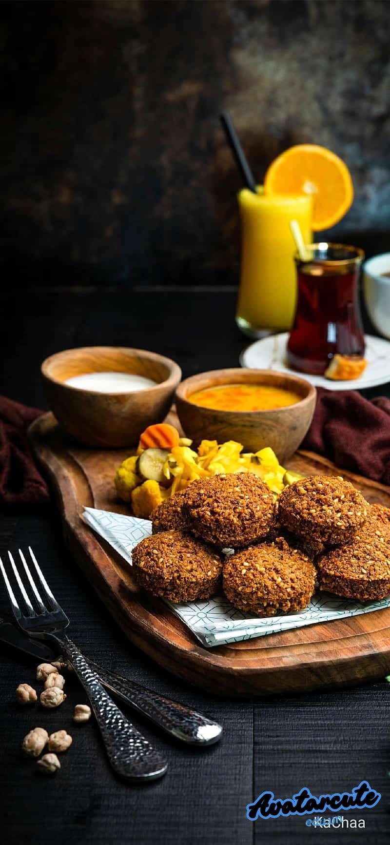 Bộ hình nền đồ ăn thu hút