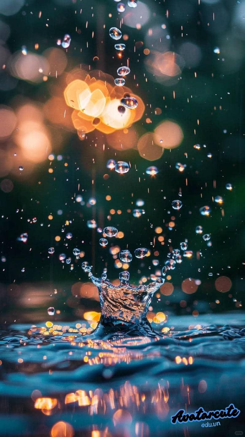 Album hình nền giọt nước mới