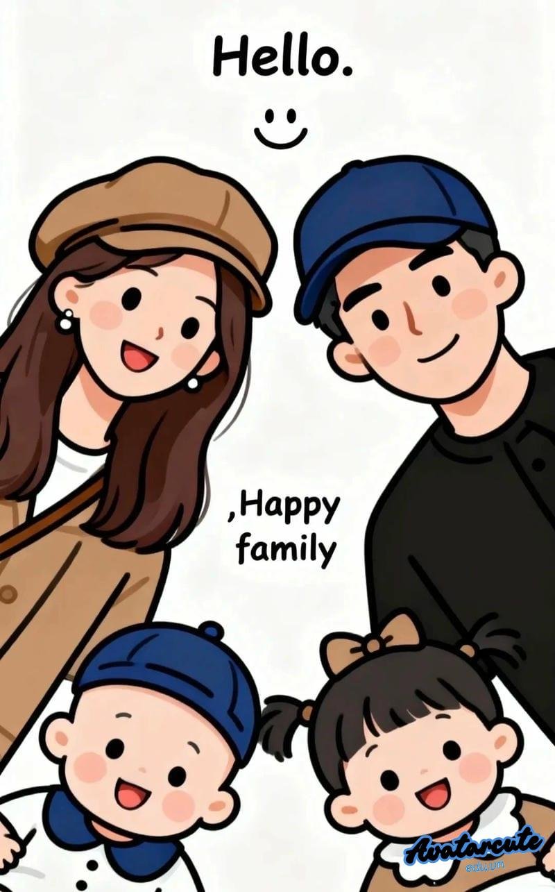 Ảnh hình nền gia đình sắc nét