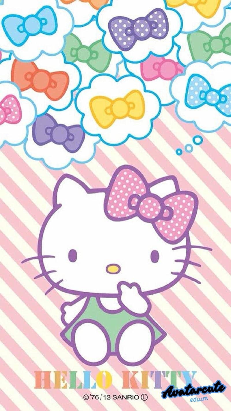 Ảnh hình nền hello kitty sắc nét