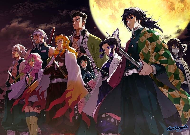 Ảnh hình nền kimesu yaiba sắc nét