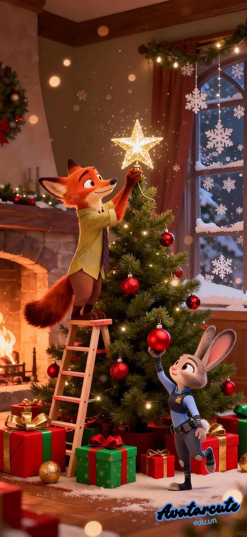Bộ ảnh hình nền giáng sinh sắc nét