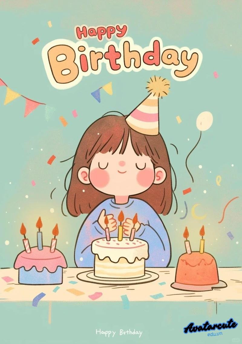 Bộ ảnh hình nền happy birthday miễn phí