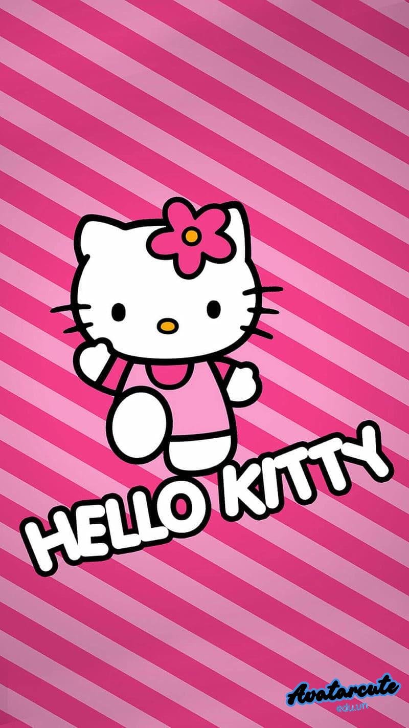 Bộ ảnh hình nền hello kitty miễn phí