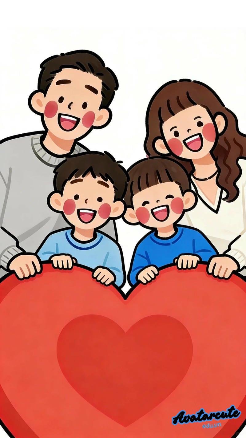 Bộ hình nền gia đình cuốn hút