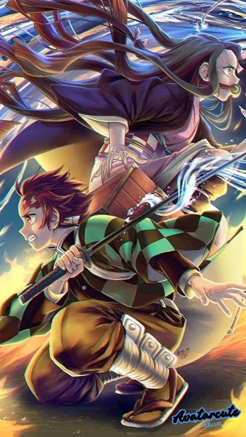 Bộ hình nền kimesu yaiba thu hút