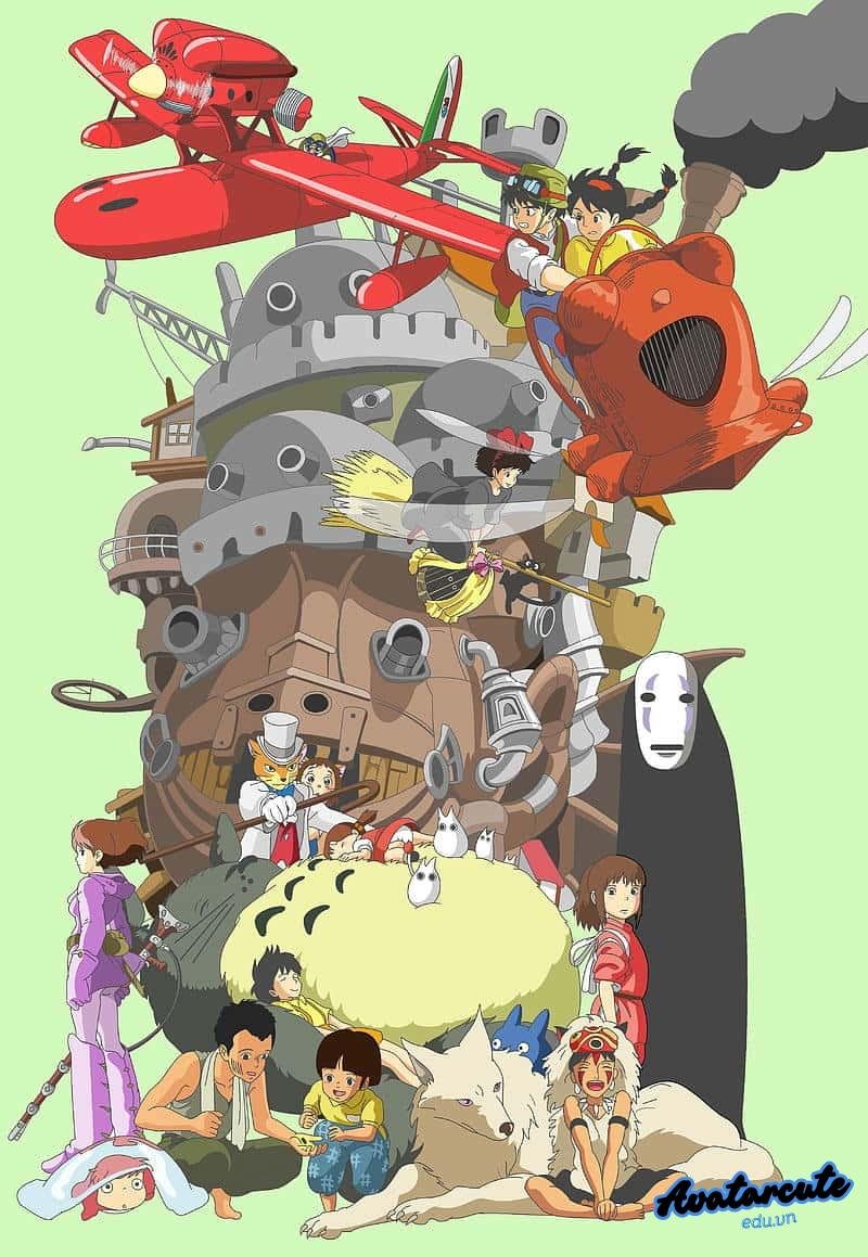 Khám phá hình nền ghibli cuốn hút