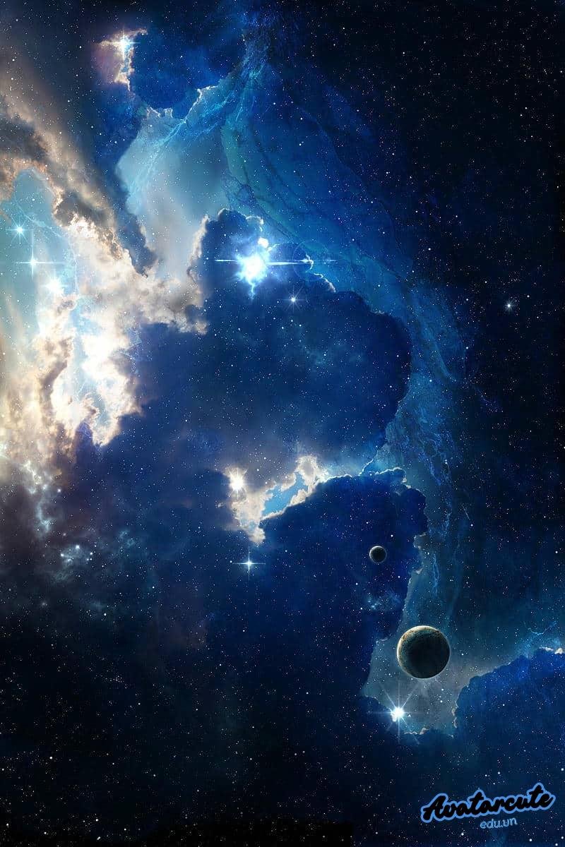 Ngắm hình nền galaxy thu hút