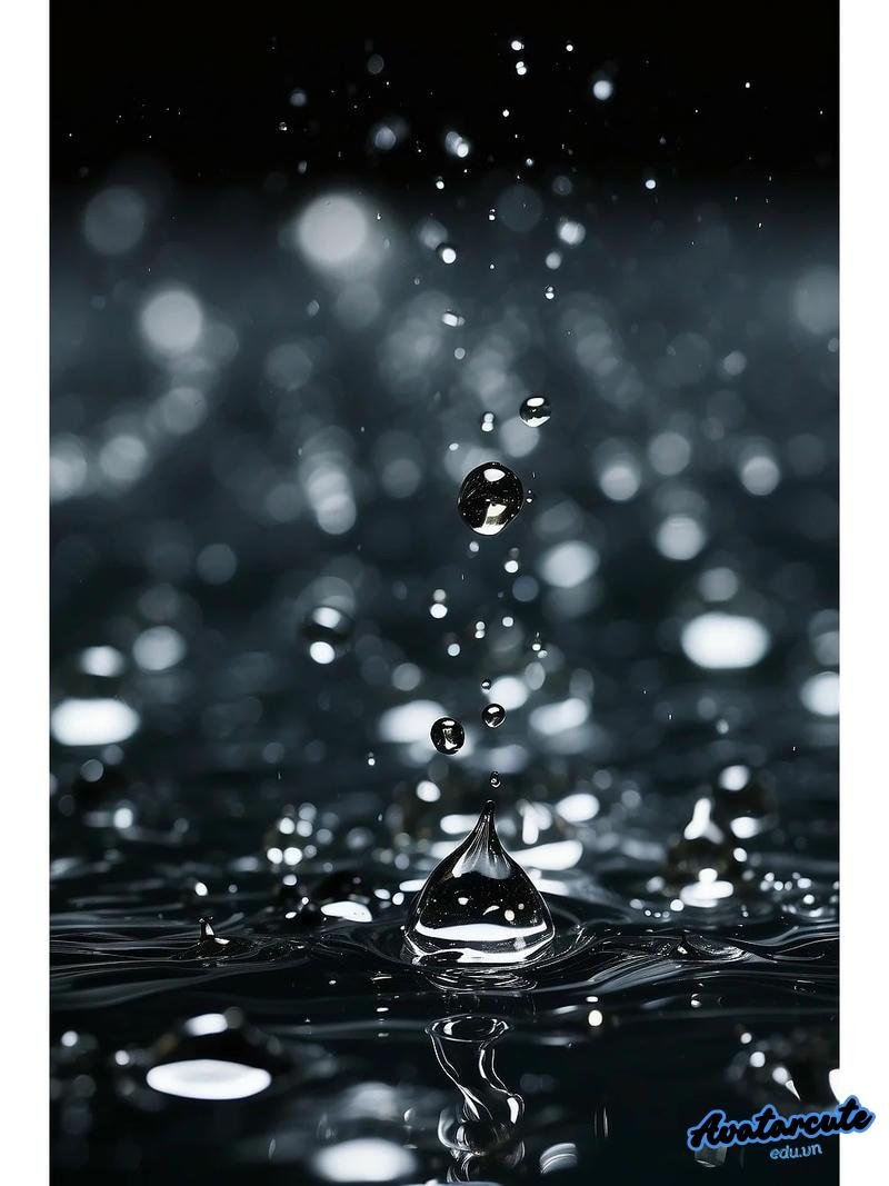 Ngắm hình nền giọt nước thu hút