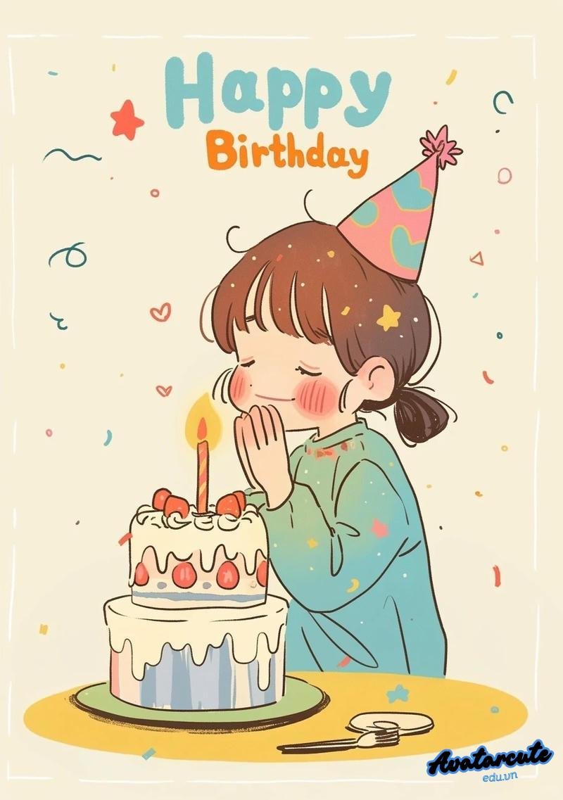 Ngắm hình nền happy birthday thu hút