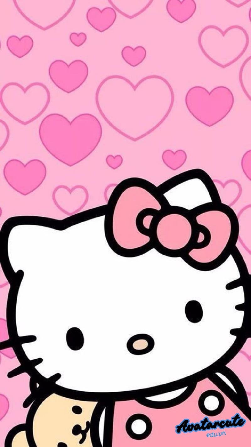 Ngắm hình nền hello kitty miễn phí