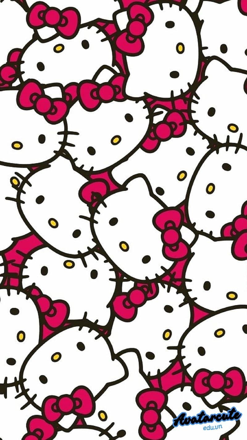 Ngắm hình nền hello kitty thu hút