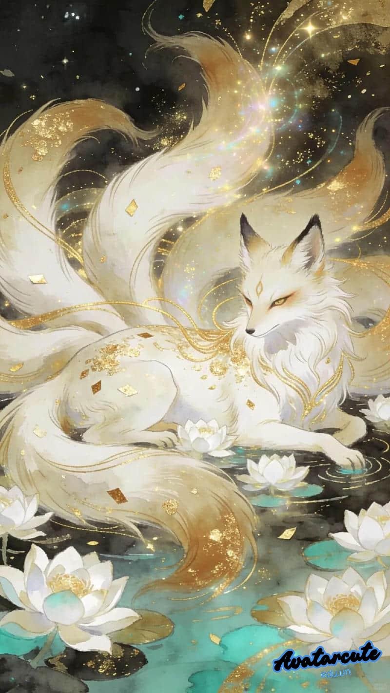 Ngắm hình nền hồ ly thu hút