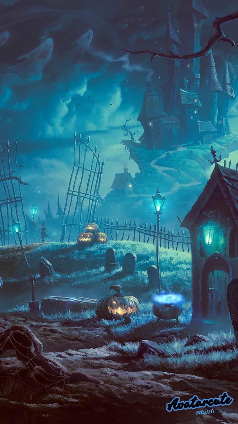 Tải ảnh hình nền halloween độc quyền