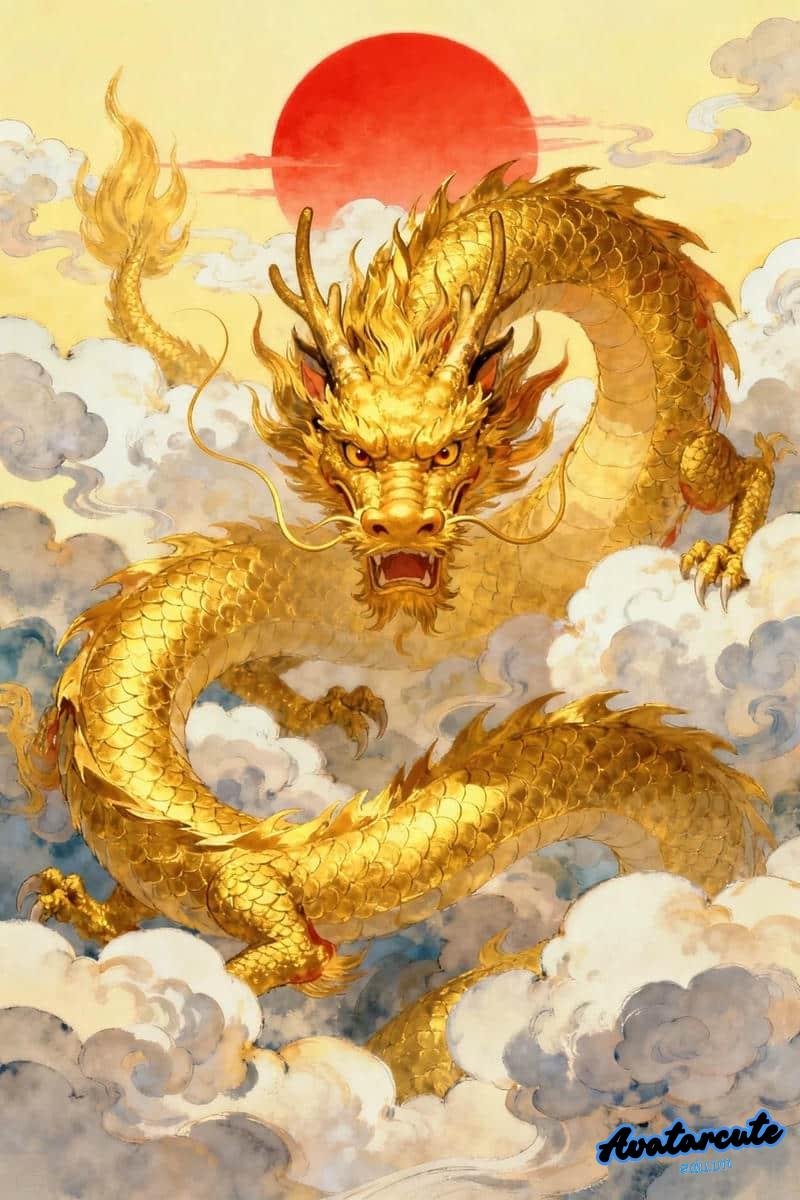 Ảnh avatar rồng cuốn hút