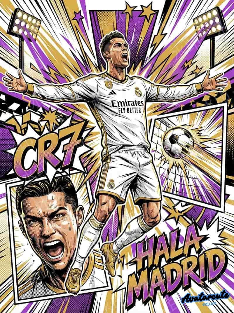 Bộ avatar real madrid độc đáo