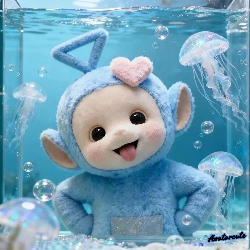 Bộ avatar xanh dương độc đáo