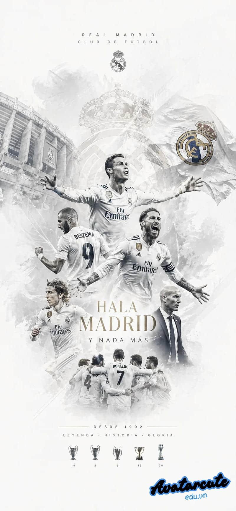 Khám phá kho avatar real madrid cuốn hút
