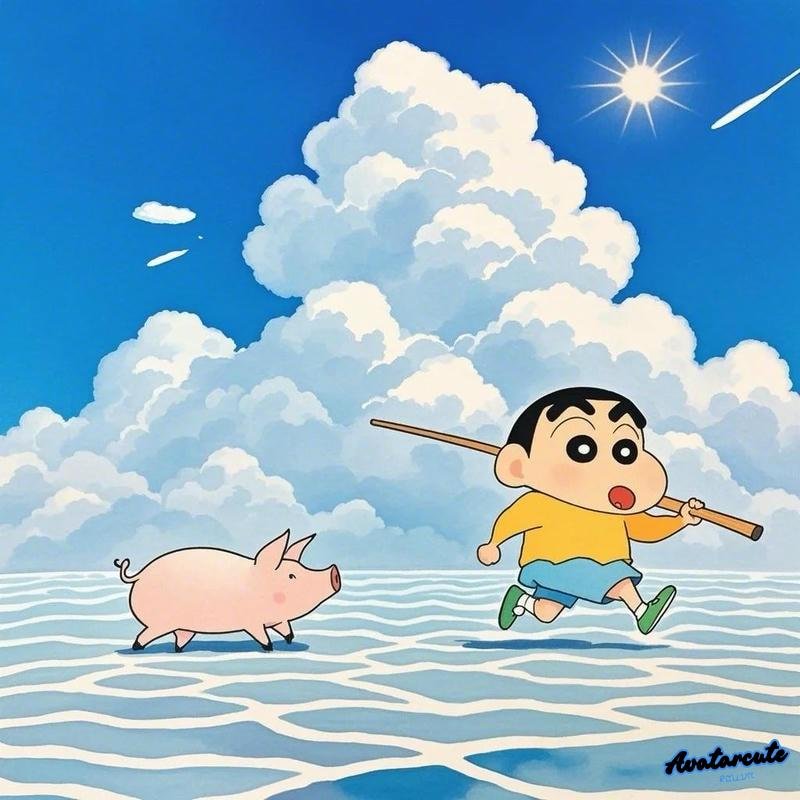 Ngắm bộ avatar shin cute cực hot