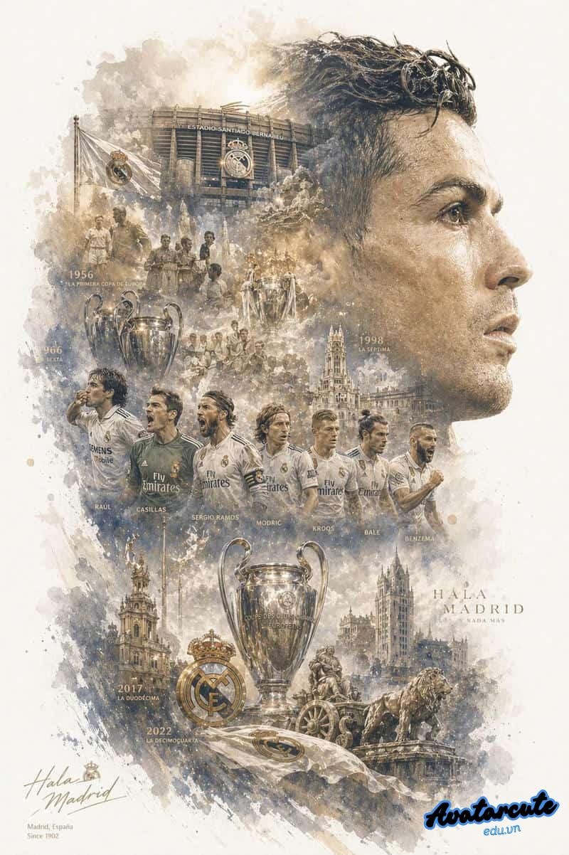Tải về avatar real madrid mới