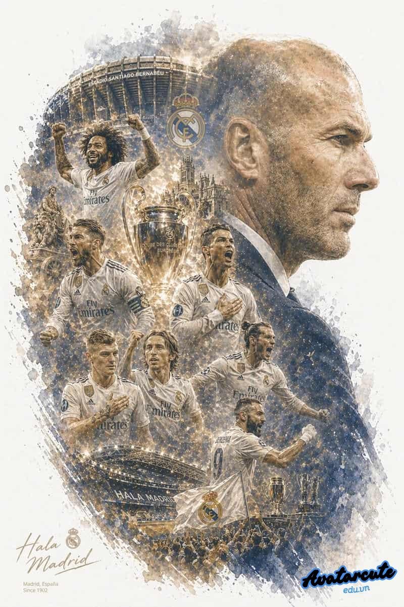 Tuyển chọn avatar real madrid chất lượng nhất
