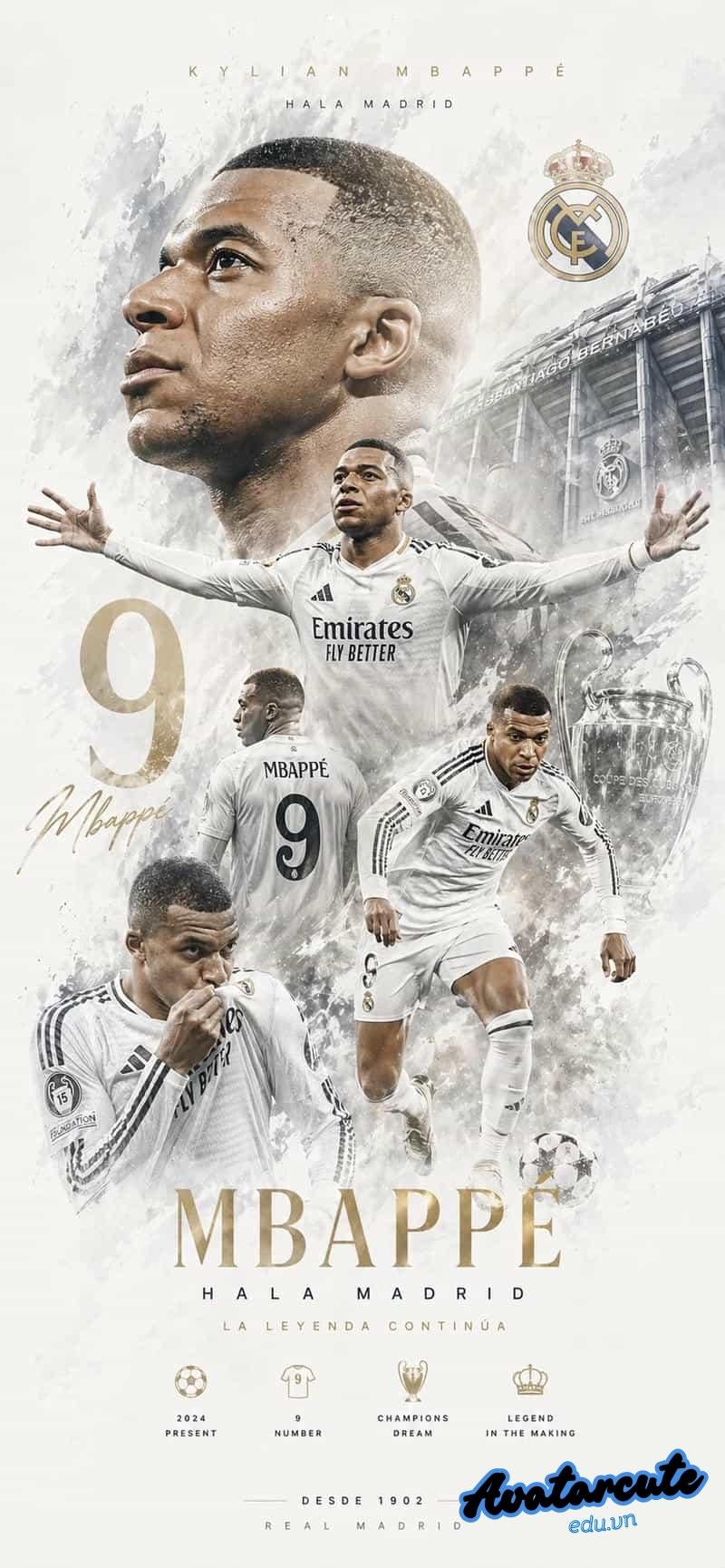 Tuyển tập bộ avatar real madrid miễn phí
